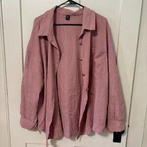 SHEIN Corduroy layering top